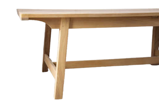 8 Seaters Natural Wooden Dining Table