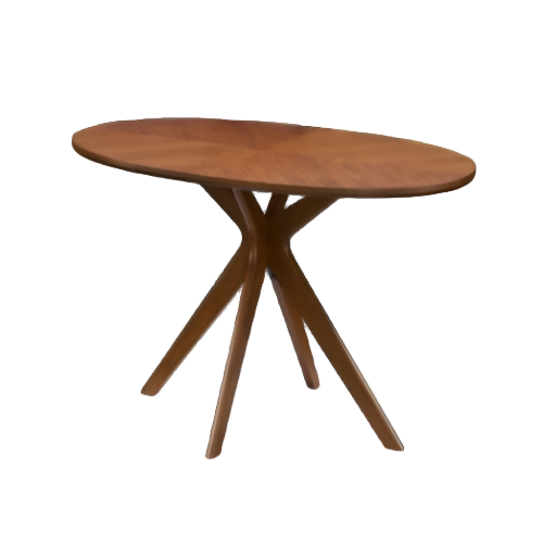 Solid Oak Wood 6 Seats Dining Table