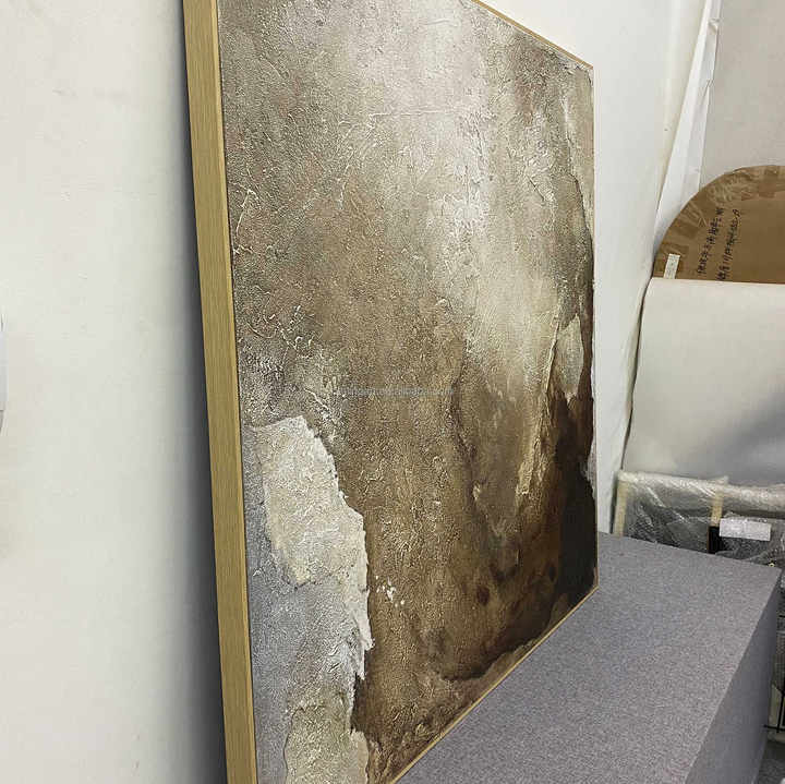 Big Textured Wall Art Canvas for Modern Home Decoration