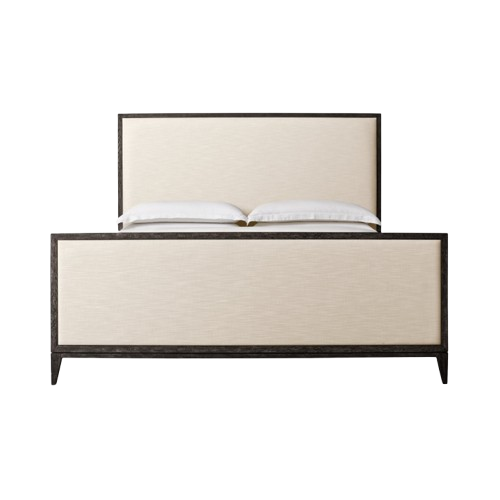 Elegant White Oak Solid Wood Frame Beauty Bed