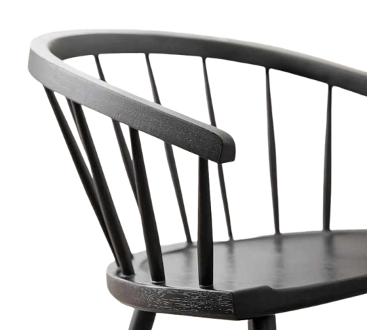 Black Wood Dinner Chairs