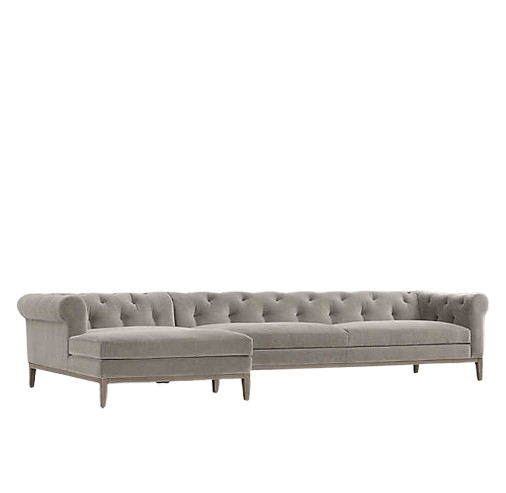 Light Grey Elegant Sofa