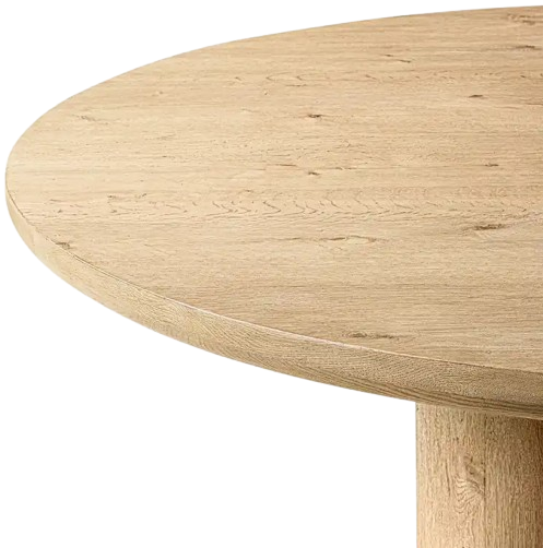 Perry Solid Oak Wood Plank Dining Tables