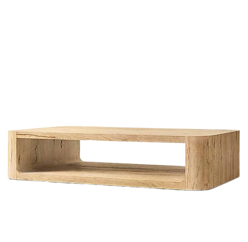 Hand-Forged White Oak Coffee Table