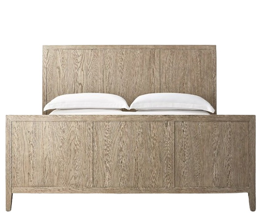 Layla Oak Wood Frame Bed