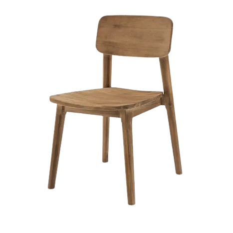 Solid Ash Wood Nordic Dining Chair For Restaurant