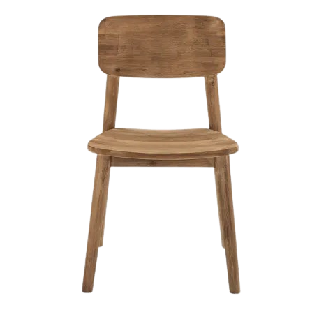 Solid Ash Wood Nordic Dining Chair For Restaurant