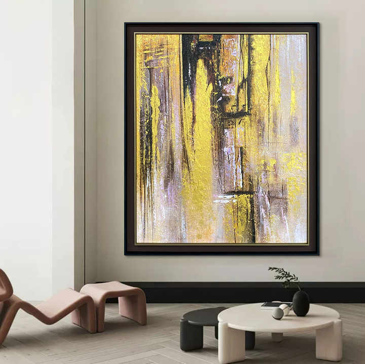 Haven Art Piece – A Sanctuary of Color, Texture, and Emotion