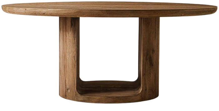 Table Affair Living Room Furniture Solid Wooden Round Dining Tables