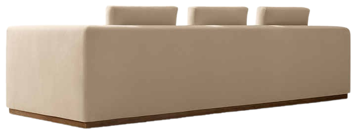 Cream Modern Size Sofa Home Furniture Comfortable Solid Wood Sofas
