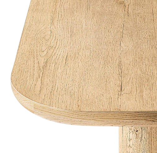 Hand-Forged Solid Wooden Dining Table