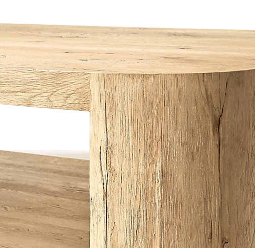 Hand-Forged White Oak Coffee Table