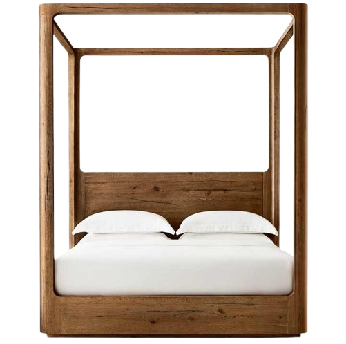 Solid Wood Canopy Bed