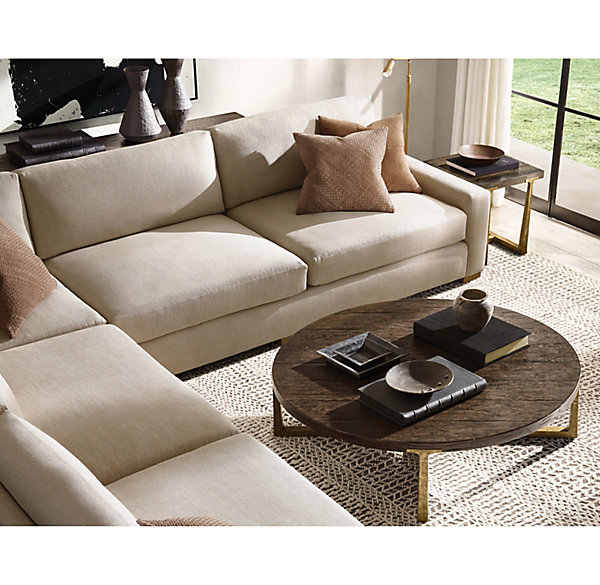 Hand-Forged Metal Solid Oak Wood Table