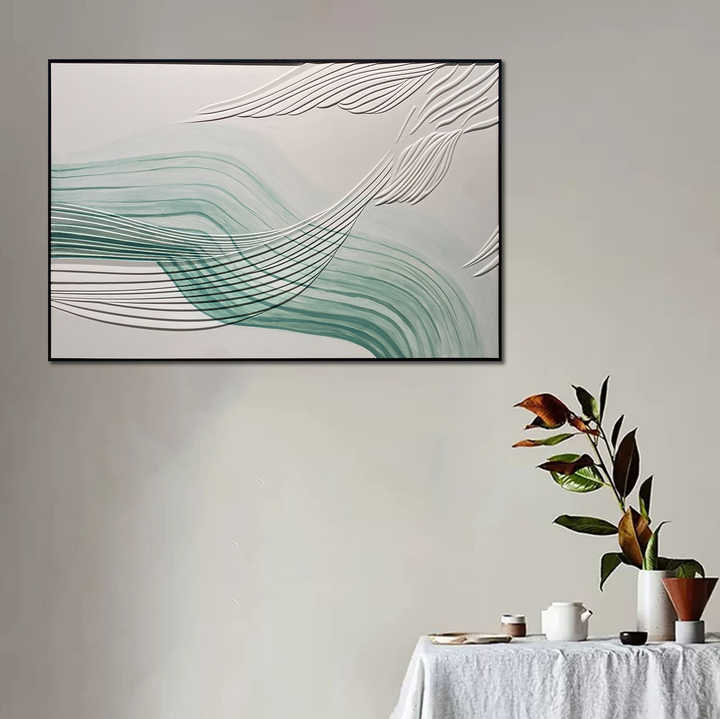 Artwork interior home custom unique 3d mixed media wall art home decor