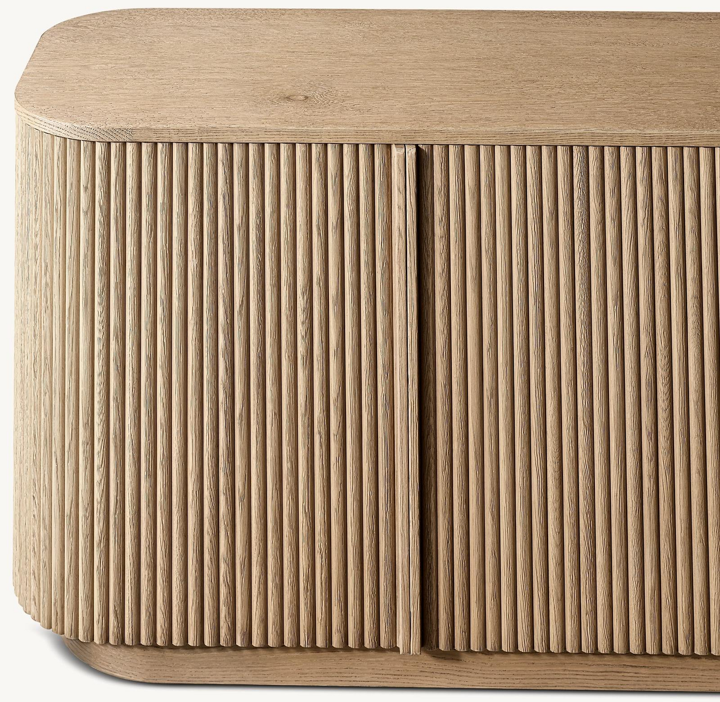 Contemporary Teak Solid Wood Console Stand 4-DOOR SIDEBOARD