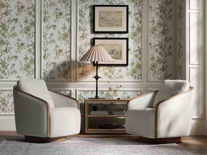 Swivel Armchair Single Sofa Chair