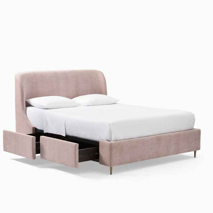 Pinky Promise Upholstered Storage Bed