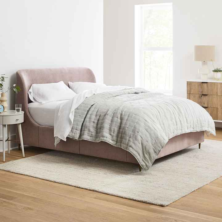 Pinky Promise Upholstered Storage Bed