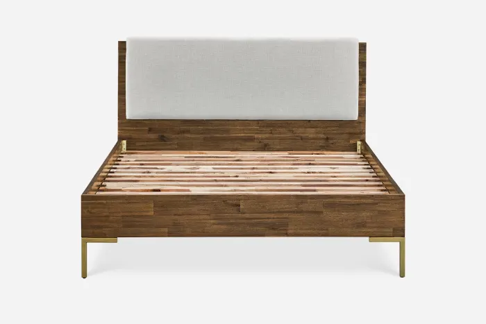 Salid Oak Wood Bed Set