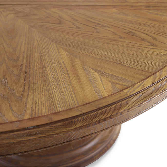 Oak Solid Wooden Round Dining Table
