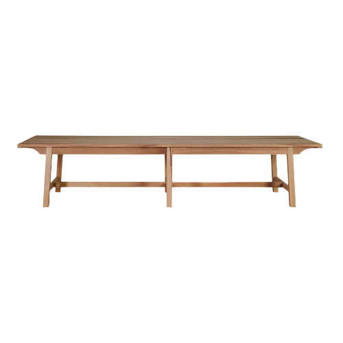 8 Seaters Natural Wooden Dining Table