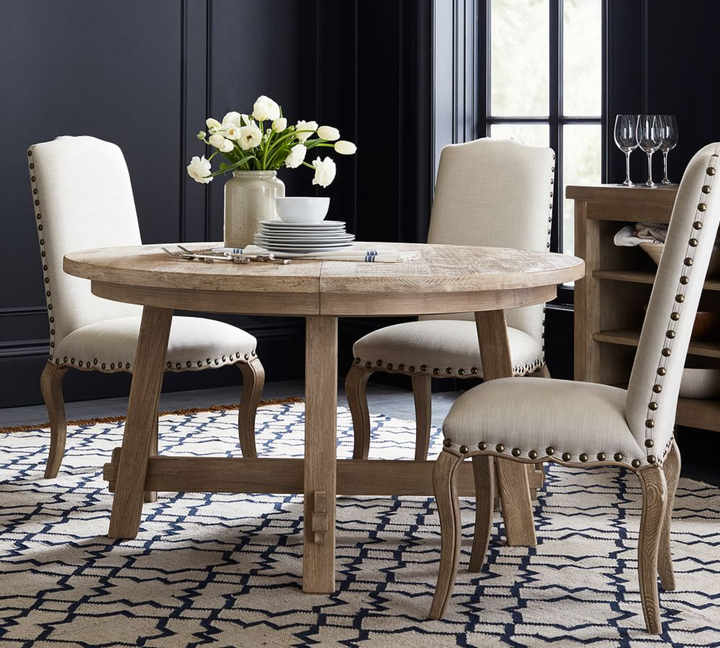 Dining Room Round Wooden Table