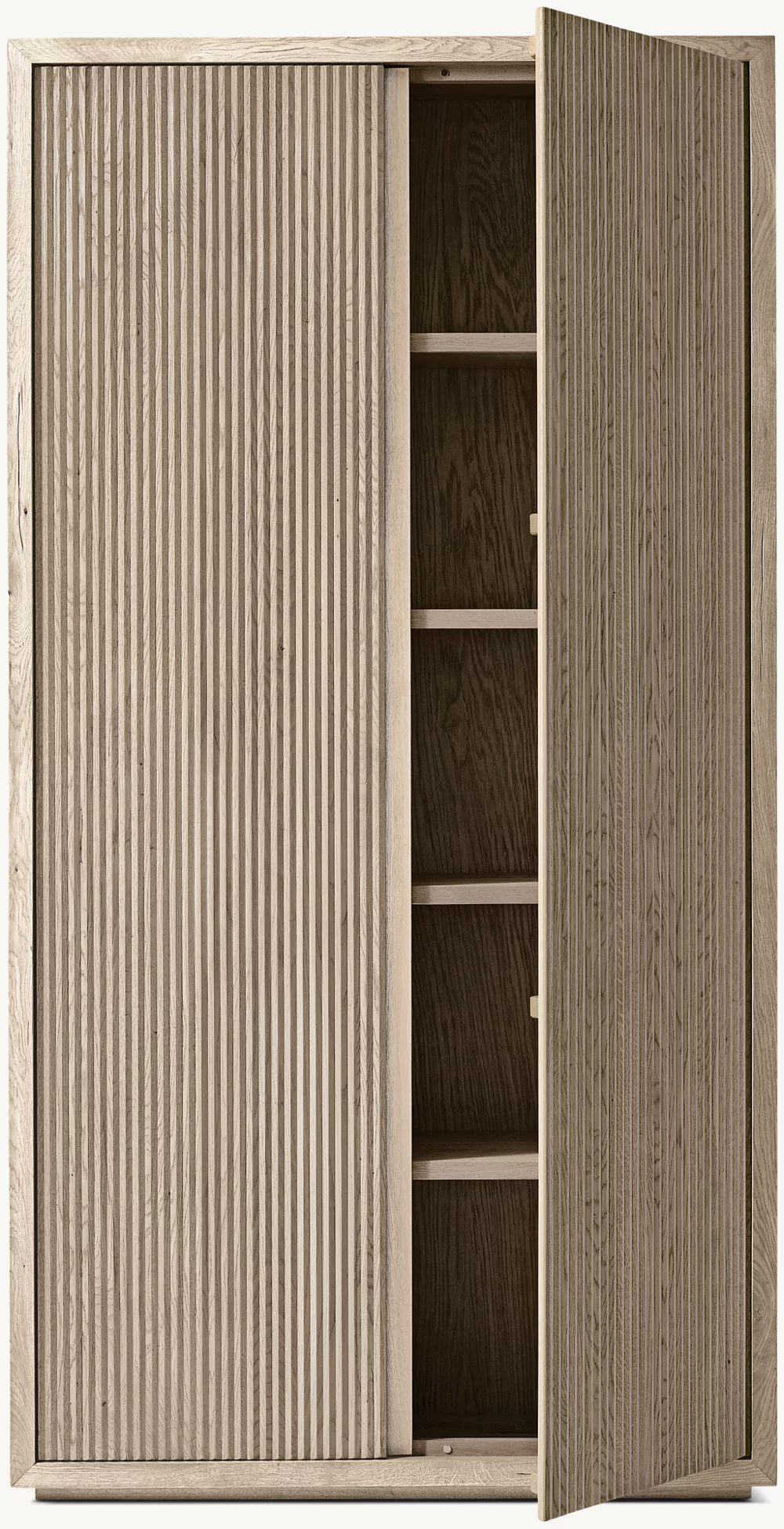 Oak Double Door Wood Sideboard Kitchen Cabinets